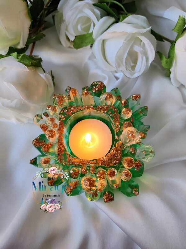 Mega Squa- light tealight crystal mold