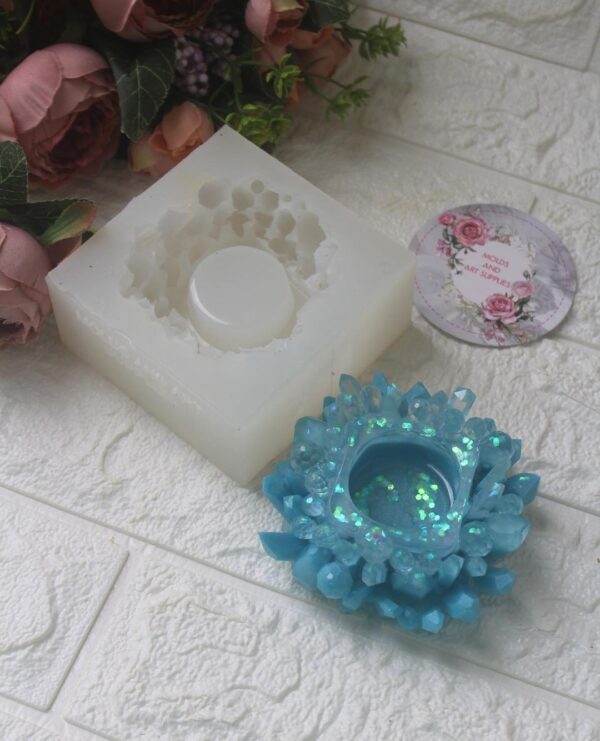 Mega Squa- light tealight crystal mold - Image 2