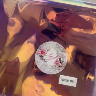 OPAL Sheet - florescent peach