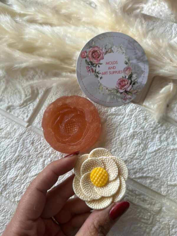 3D Flower Mold 23- Textured flower