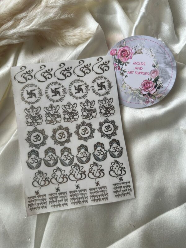 Metallic Sticker Sheet Design 21