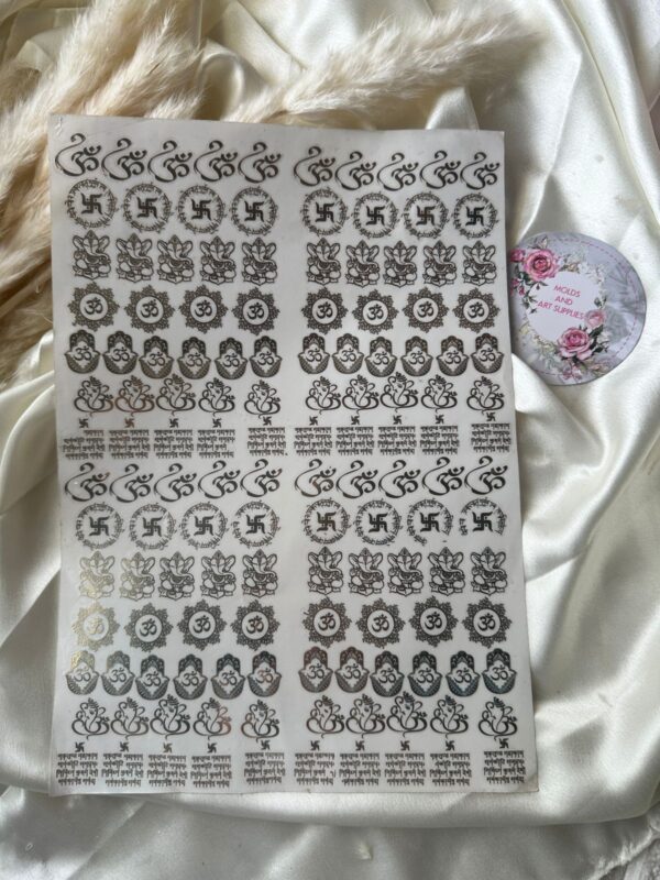 Metallic Sticker Sheet Design 20