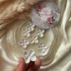 Iridescent White Flower Charms - Image 2