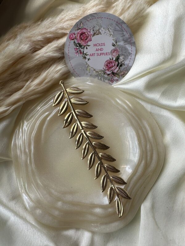 Big Leaf  Metal Charm 001