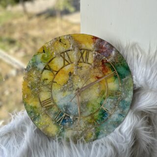 Opal Resin Clock tutorial