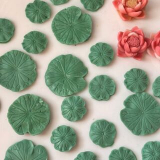 Lotus Leaf Mold 04- 3 cavity