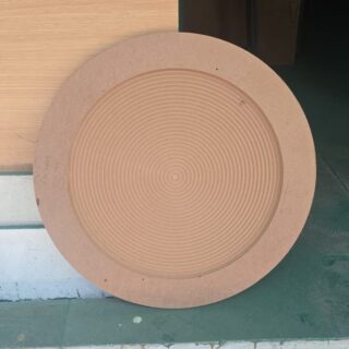 Lotus Pond Base with Ripples- 18 inch MDF Base with border