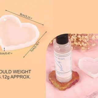 geometric heart mold