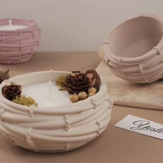 Basket style bowl mold