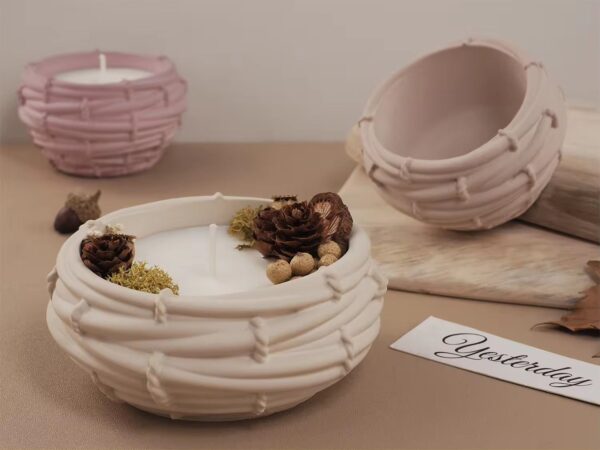 Basket style bowl mold