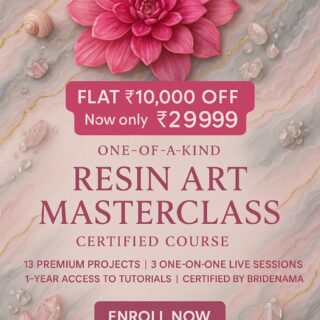 Resin Ultima Masterclass - 13 projects that will turn u to a pro artist .