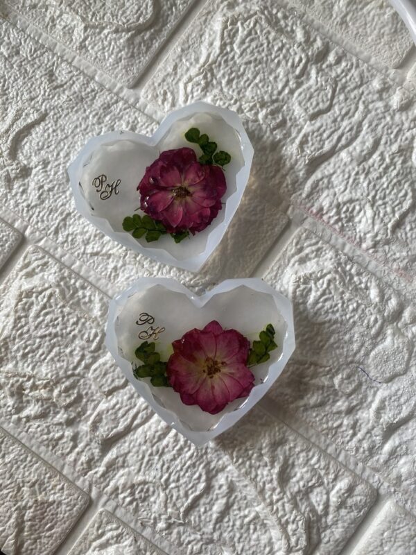 geometric heart mold