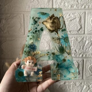 Resin Monogram - 8 inch