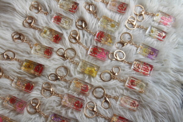 real flower keychain for your bhaiya (Rakhi spl)
