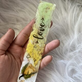 Bookmark with that special rose / flower preservation in resin