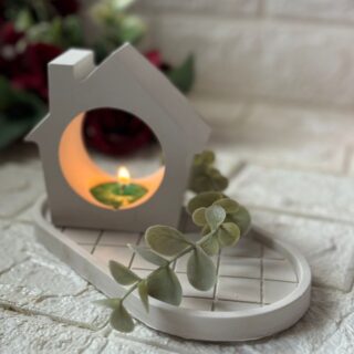 Home - the house shape tea light holder