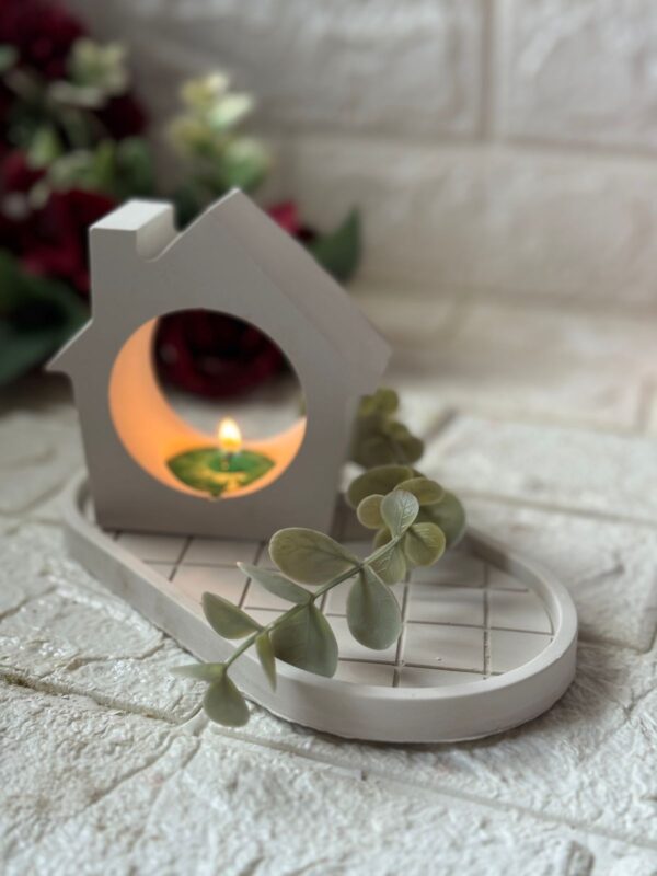 Home - the house shape tea light holder