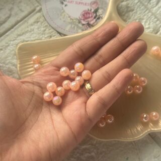 Peach Opal Pearls- 50gm