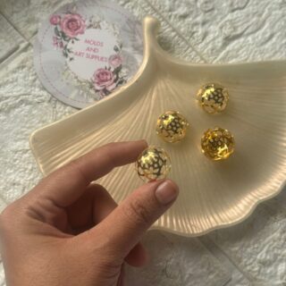 Golden Umbrella Cap for Pearl- Pack of 10