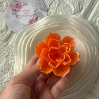 3D Flower Mold 68- Rose Bloom