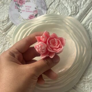 3D Flower Mold 77- Lotus Bunch