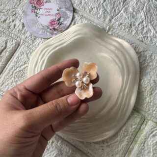 Peach Flower Charm Pearl Core