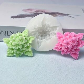 3D Flower Mold 19- Hydrangea bunch
