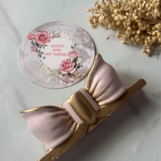 Bow candle  holder - pack of 2