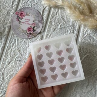 heart wax melt mold - mini hearts