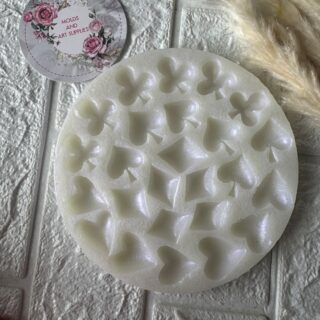 cards suits - poker theme mold for candles