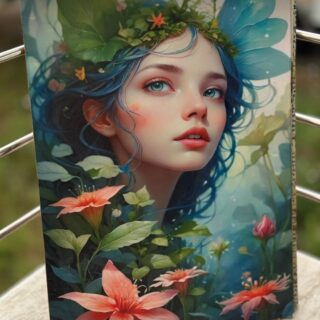 Flower print - (size 18 by 24 )design 5