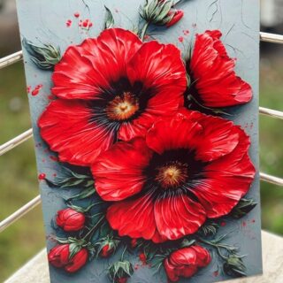 Flower print - (size 18 by 24 )design 2