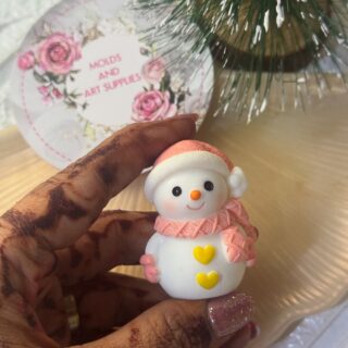 Snowman mold - cute edit - medium size