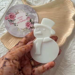 Snowman Wax sachet mold