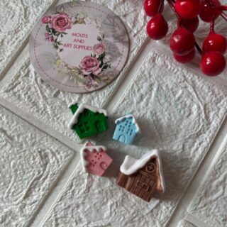 Snow covered house /home mold combo