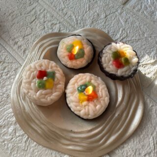 Sushi candle - set of 4