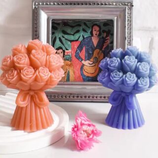 Rose bulb  bouquet mold - Thick