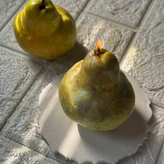 Pear candle mold - hyperrealistic