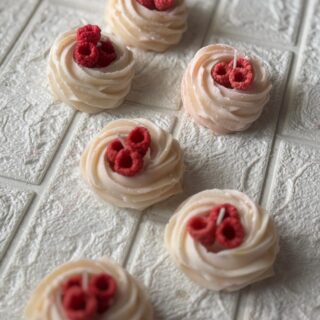 whipped swril candle mold