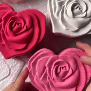 Rose Heart box mold