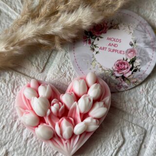 tulip heart mold