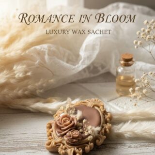 Romance in bloom - wax sachet