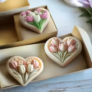 Tulip Heart mold
