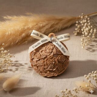 vintage rose wax sachet mold