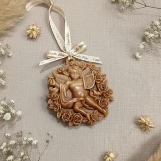 Roses and cupid - wax sachet mold