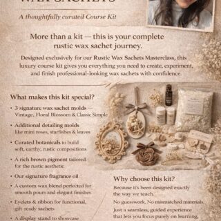 Rustic Wax Sachet DIY  kit