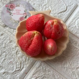 Realistic Strawberry combo mold - 4 molds