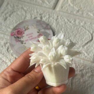 Tulip flower pot - car sachet mold