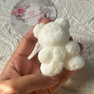 Rose teddy with a boquet