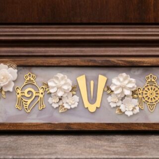 Toran - Resin 3d flower toran